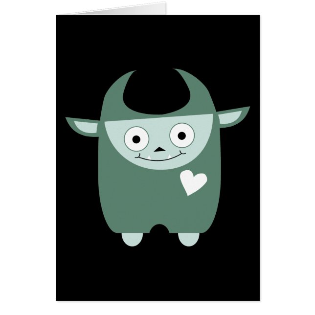 Niedliches blaues Monster (Vorne)