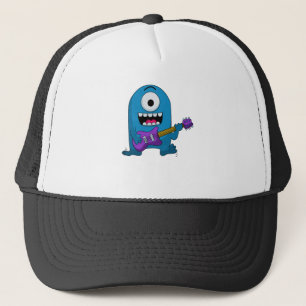 niedliches blaues Monster guitarist.png Truckerkappe