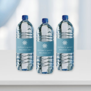 Niedliches Blaues Schmelzen Eisschneeflocken Quinc