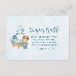Niedliches Blue Mobile Crib Babybett Windeln Raffe Begleitkarte