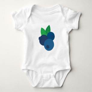 Niedliches Blueberry-Shirt Baby Strampler
