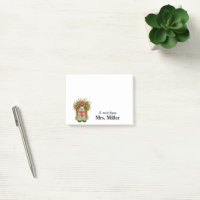 Niedliches Blumenmädchen Personalisierte Hinweise