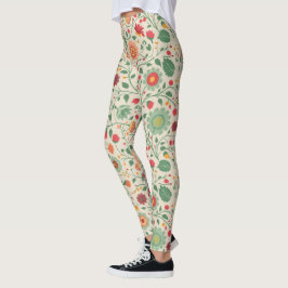 Niedliches Blumenmuster Leggings