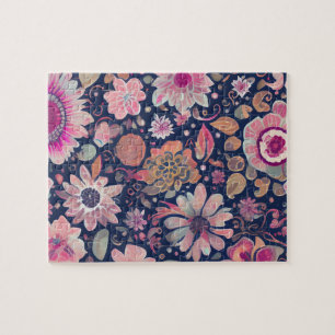 Niedliches Blumenmuster Violette Blumen
