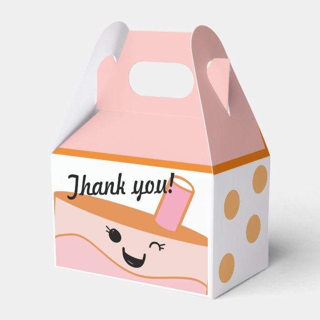 Niedliches Boba-Party Geschenkschachtel (Vorderseite)