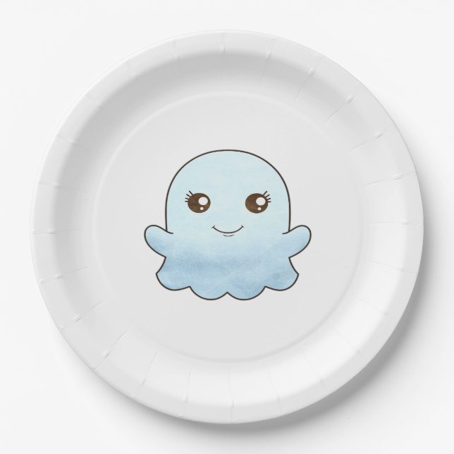 Niedliches Boo Design Trendy Einzigartig Pappteller (Vorderseite)