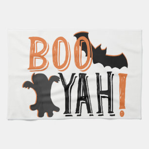 niedliches booyah Halloween Geschirrtuch
