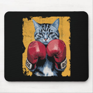 Niedliches Boxen Boxen Handschuhe Sportler Frauen Mousepad