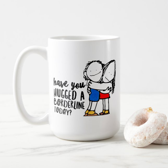 Niedliches BPD-Bewusstsein| Schleppen einer Grenze Kaffeetasse (Mit Donut)