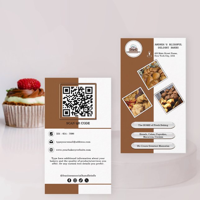 Niedliches Branding für das QR-Branding in der Bra Visitenkarte (Von Creator hochgeladen)