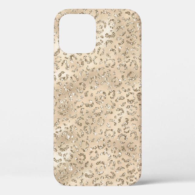 Niedliches braunes Muster der Leopardenhaut Case-Mate iPhone Hülle (Rückseite)