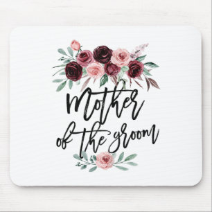 Niedliches Brautparty Hochzeit Blume Design Mutter Mousepad