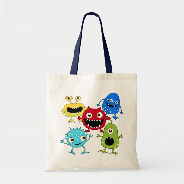 Niedliches Bündel der Monster-Taschen-Tasche Tragetasche (Vorne)