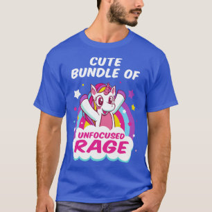 Niedliches Bündel nicht fokussierter Rage II T-Shirt