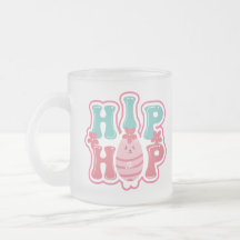 Niedliches Bunny Egg Hip Hop Happy Oaster