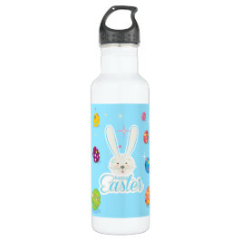 Niedliches Bunny Happy Ostereier Hunt Party Frühja Edelstahlflasche