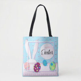 Niedliches Bunny Happy Ostereier Hunt Party Frühja Tasche