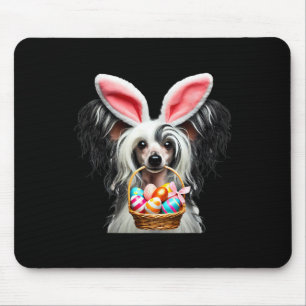 Niedliches Bunny Ohr Chinesisch gezaubert Hunde Os Mousepad