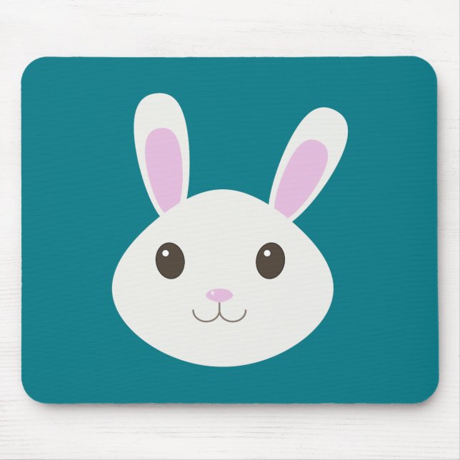 Niedliches Bunny Rabbit Mousepad (Vorne)