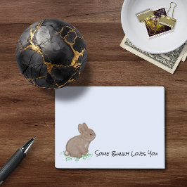 Niedliches Bunny Rabbit Personalisiert Post-it Klebezettel