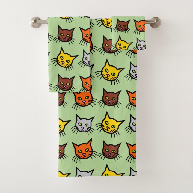 Niedliches buntes badhandtuch set (Insitu)