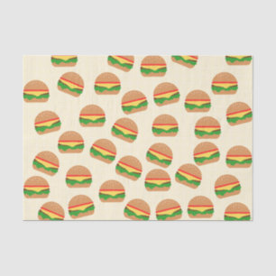 Niedliches Burgers-Zettel Seidenpapier