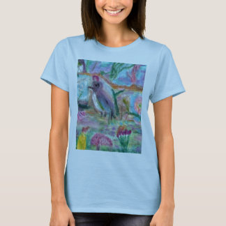 Niedliches Burnout T mit bunten Kunstwerken T-Shirt