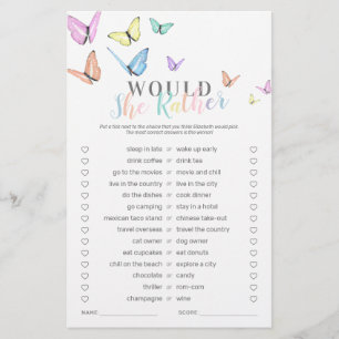 Niedliches Butterfly Baby Duschspiel