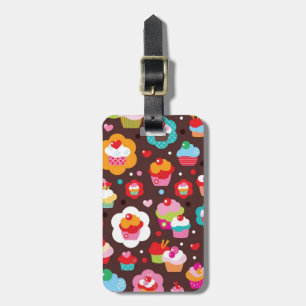 Niedliches Cake-Cake-Muster Gepäckanhänger
