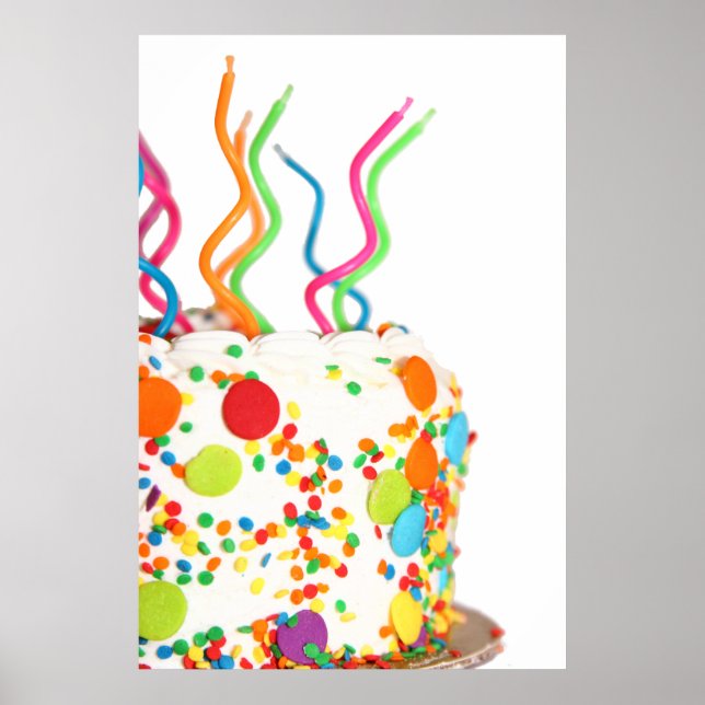 Niedliches Cake Poster (Vorne)