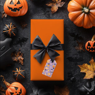 Niedliches Candycorn Muster Geschenkanhänger
