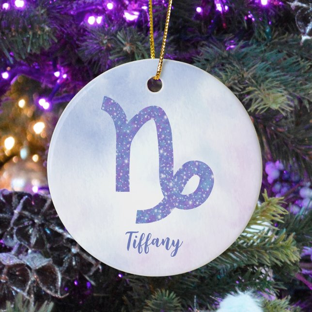 Niedliches Capricorn Astrologie Signieren Personal Keramik Ornament (Von Creator hochgeladen)