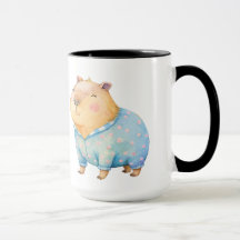 Niedliches Capybara in der Tasse Pajamas