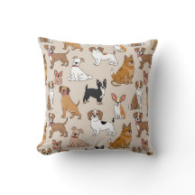 Niedliches Cartoon Dogs Muster