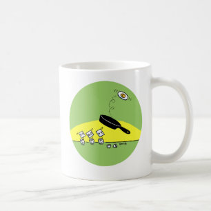 Niedliches Cartoon Ei Gymnastik Backflip Funny Fun Kaffeetasse