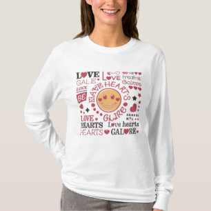 Niedliches Cartoon-Logo T-Shirt