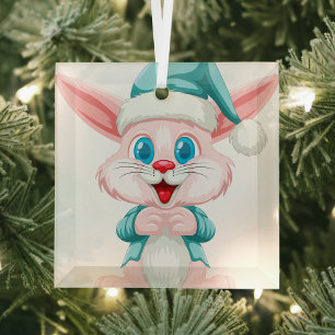 Niedliches Cartoon Ornament Aus Glas