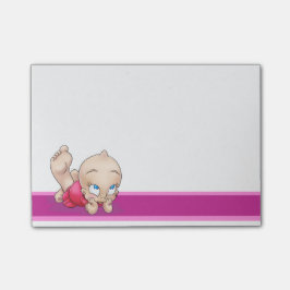 niedliches Cartoonpost-it Post-it Klebezettel