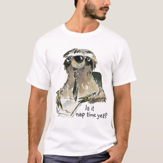 Niedliches Cartoonsloth-T-Shirt T-Shirt