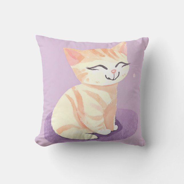 NIEDLICHES CAT-DESIGN 3 KISSEN (Vorderseite)