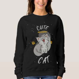 Niedliches CAT-Design Sweatshirt