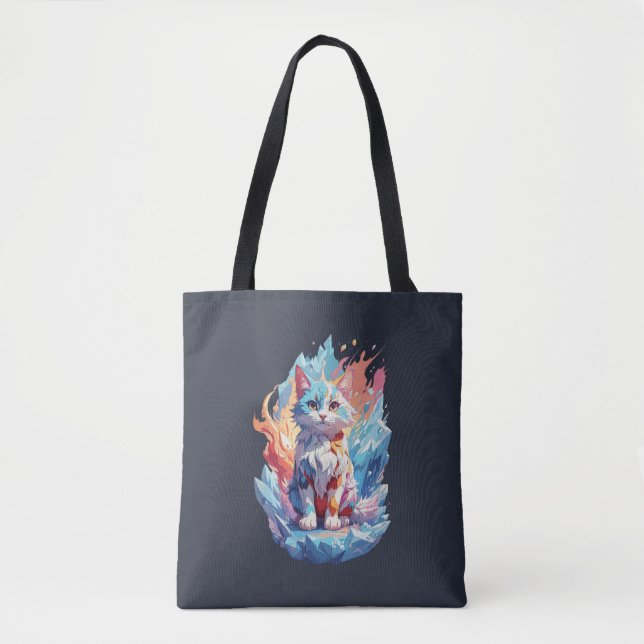 Niedliches Cat-Design Tasche (Vorderseite)