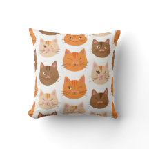 Niedliches Cat Faces Muster