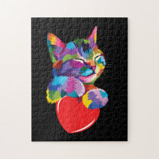 Niedliches Cat Geschenk für Kitten Liebhaber Farbe