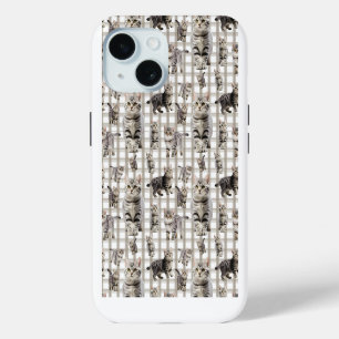 Niedliches Cat iPhone 15 Phone Case