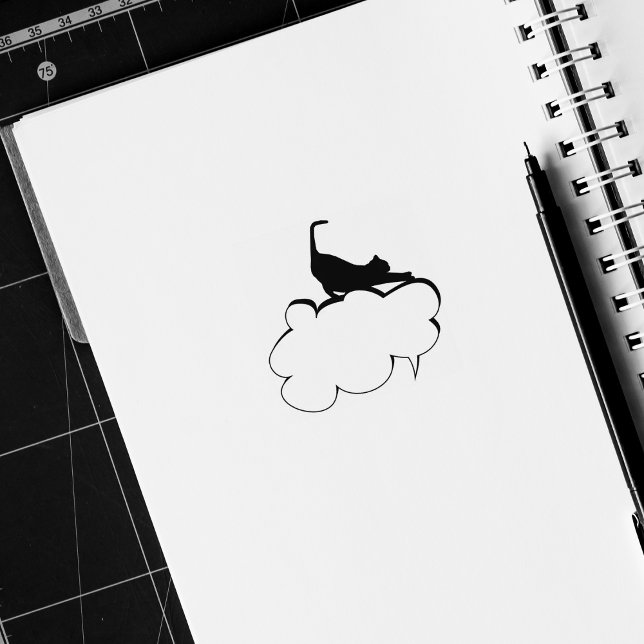 Niedliches Cat Journal Gummistempel (Von Creator hochgeladen)