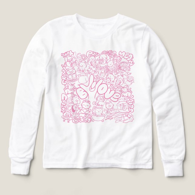 Niedliches Cat Patten mit ASL ILY-Zeichen - ASL De (Design Vorderseite)