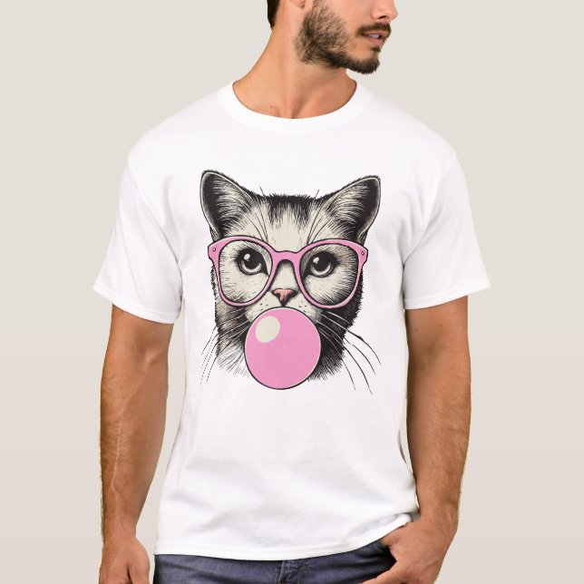 Niedliches Cat Shirt für Frauen Funny Cat Liebe (Vorderseite)
