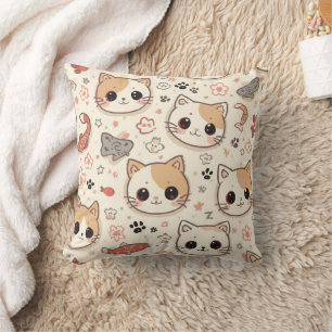 Niedliches Cat simple pet kitta Pattern Party Kissen