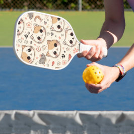 Niedliches Cat simple pet kitta Pattern Party Pickleball Schläger